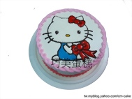 蝴蝶結KITTY造型蛋糕
