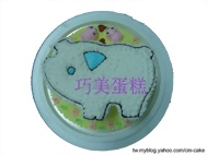小白豬造型蛋糕