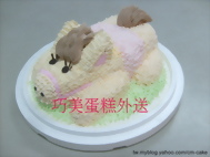 可愛小馬造型蛋糕