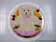 泰迪熊造型蛋糕