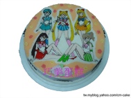 美少女戰士5人造型蛋糕