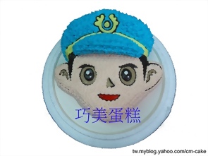警察(頭)造型蛋糕