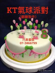 KT氣球派對 (翻糖製作)