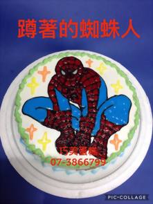 蹲著的蜘蛛人