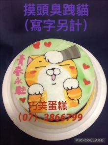 摸頭臭跩貓(寫字另計)