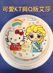 可愛KT與Q版艾莎