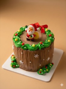 樹幹上的聖誕老公公