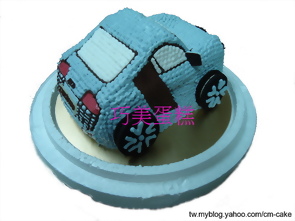 綠色奧迪R8汽車造型蛋糕