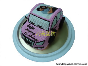 奧迪敞篷車(平面)造型蛋糕