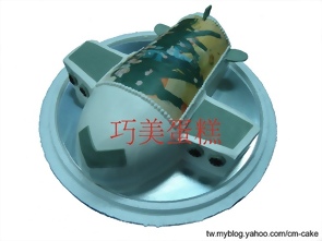 飛機造型+相片蛋糕