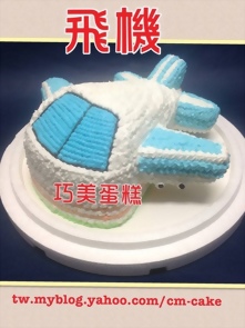 飛機造型蛋糕2層