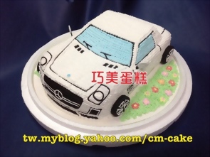 賓士SLSAMG汽車造型蛋糕