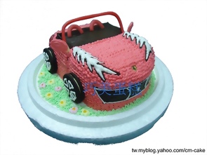 法拉利汽車造型蛋糕
