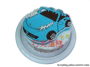 法拉利汽車造型蛋糕