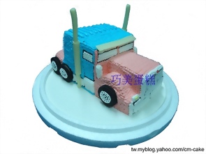 柯博文變形汽車造型蛋糕