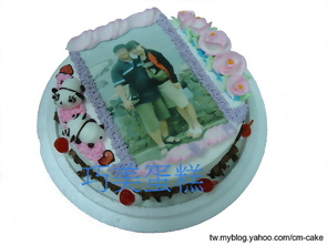 情人數位生日相片蛋糕