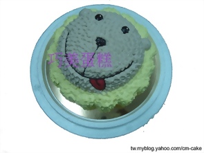 奶油獅造型蛋糕-2