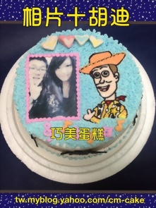 相片+胡迪造型蛋糕