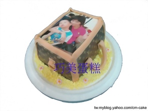 相片+名牌包包造型蛋糕