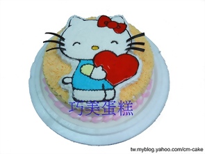 愛的KITTY(2D)造型蛋糕