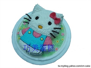kitty貓(立體全身)造型蛋糕