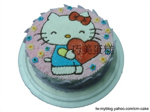 愛的KITTY造型蛋糕