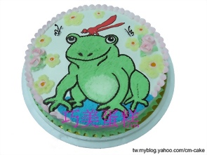 青蛙造型蛋糕