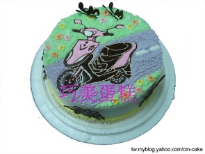 RS摩托車造型蛋糕