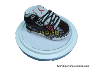 喬登3代球鞋一隻造型蛋糕