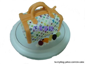 名牌水餃包造型蛋糕