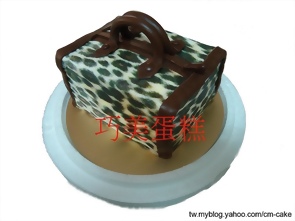 BURBERRY 包包+皮夾造型蛋糕
