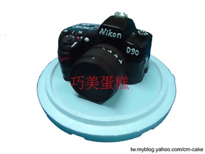 Nikon D3S單眼相機+遮光鏡造型蛋糕