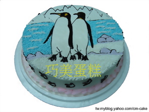 企鵝造型蛋糕