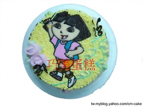 Dora(2)造型蛋糕