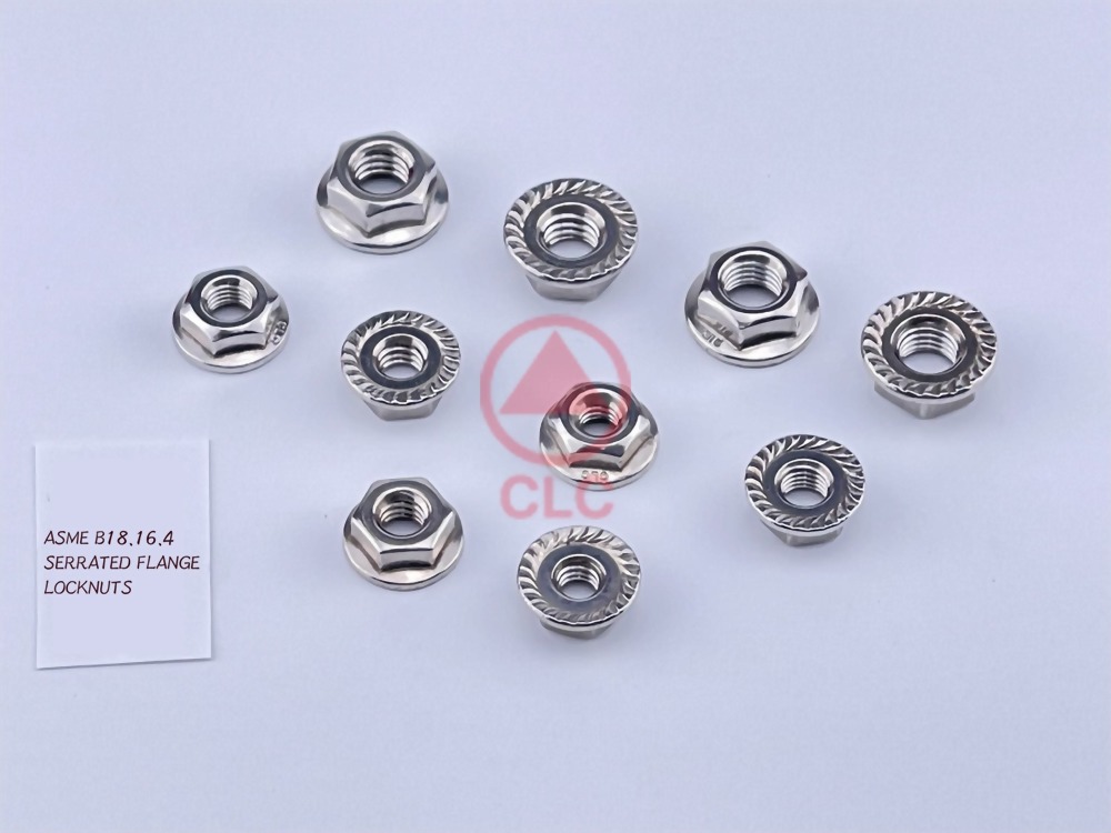 ASME B18.16.4 (Non-) Serrated Flange Locknuts