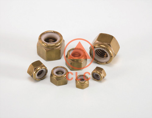 (39) BRASS NYLON INSERT NUT、DIN985/982、ISO7040