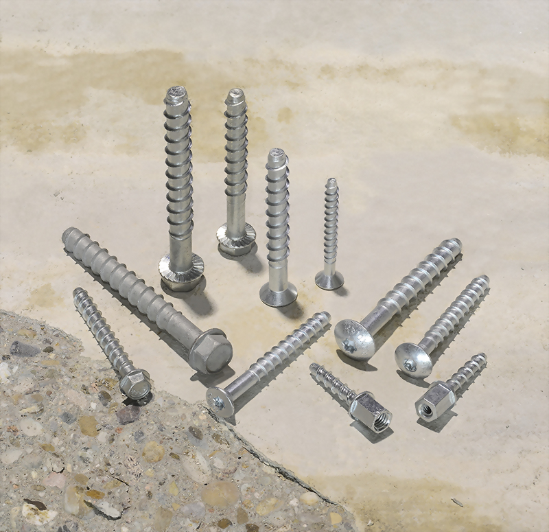 Concrete Screw Anchors, Concrete Screw Bolts Sheh Kai