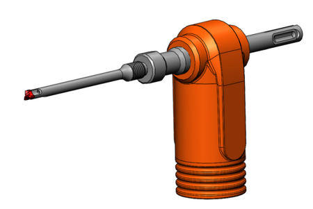 分件式真空吸塵鑽頭四溝6~8.5mm