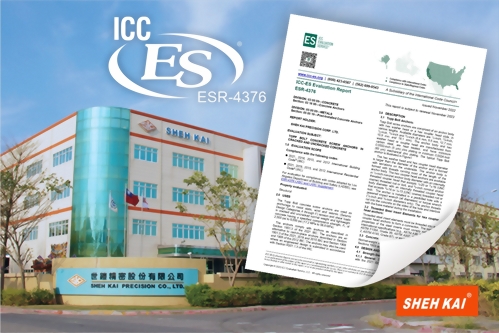 ShehKai Has Obtained ICC-ES Certification for Concrete Screw Anchors