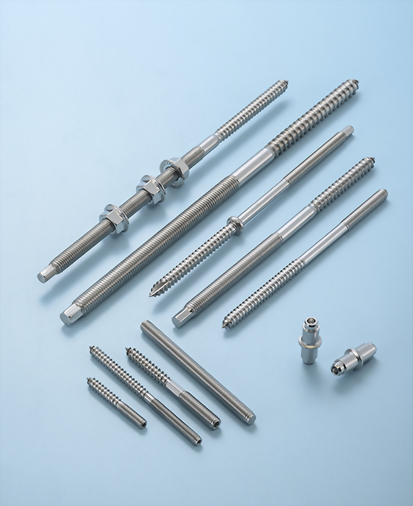 530mm Self-Tapping Double Ended Screw for Wood Connecting 40PCS Dowel Screw 