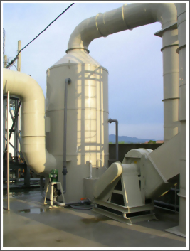 填充喷雾洗涤塔