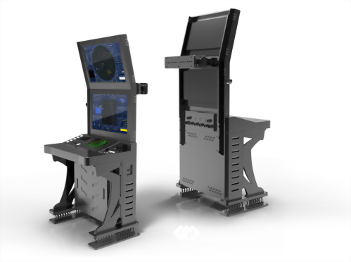 船用24吋雙螢幕操控台