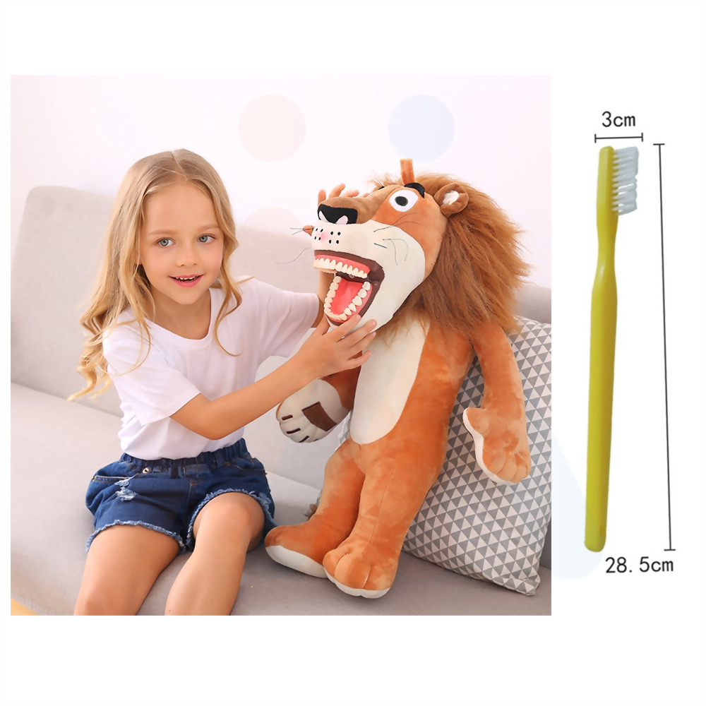 獅子刷牙口腔教具