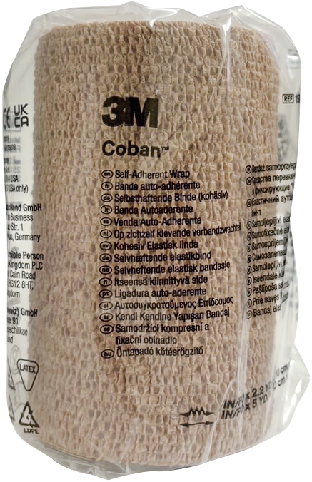 3M自黏彈性繃帶4吋(10x450cm) 1捲/盒