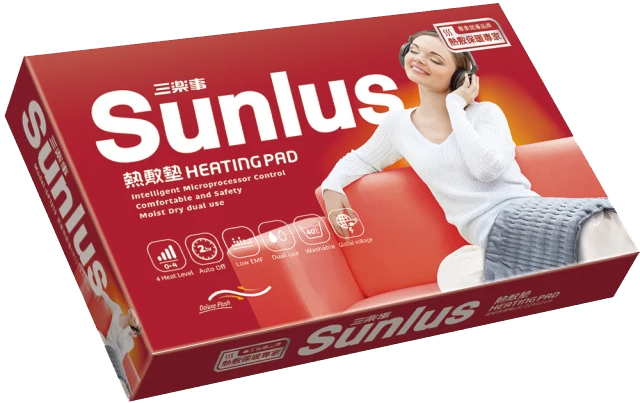 Sunlus三樂事 柔毛熱敷墊 電熱毯(30x48cm) 可水洗