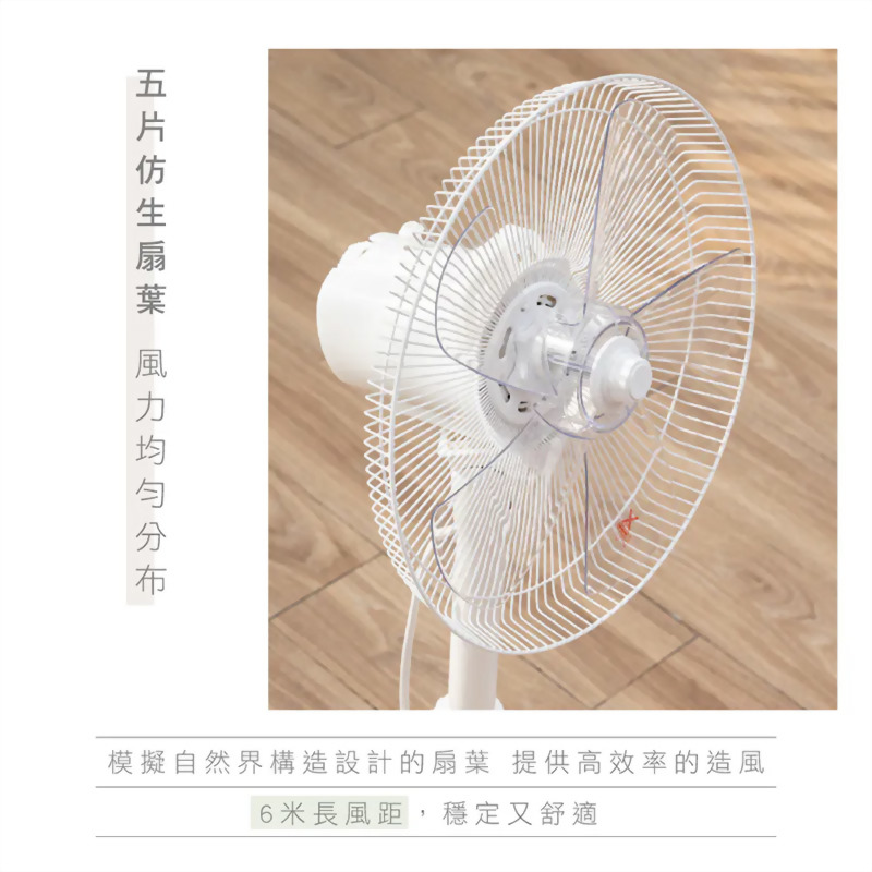 14吋旋鈕式循環升降風扇