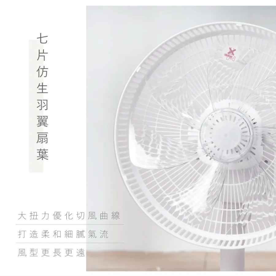 14吋3D遙控二合一循環立扇