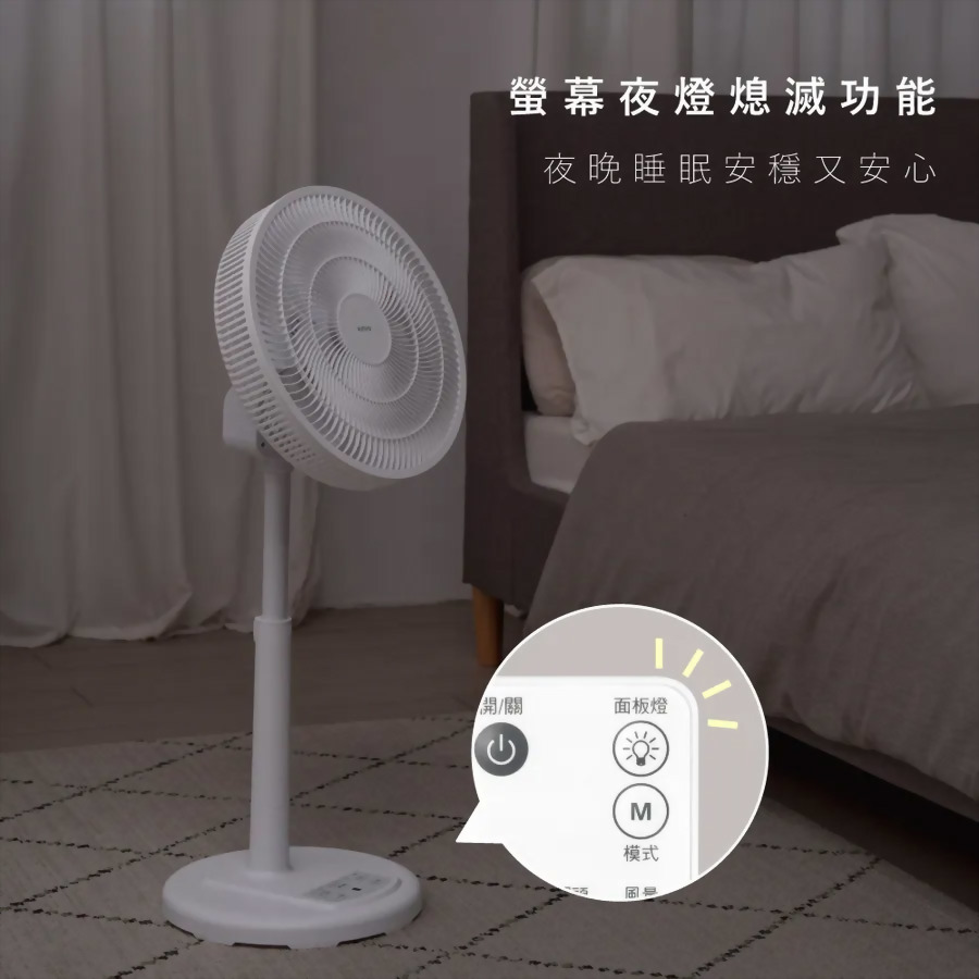 14吋3D遙控二合一循環立扇