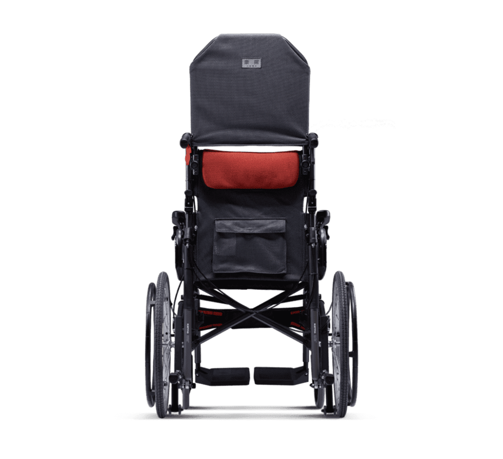 KARMA康揚鋁合金手動輪椅-仰樂多515(KM-1520.3T)空中傾倒