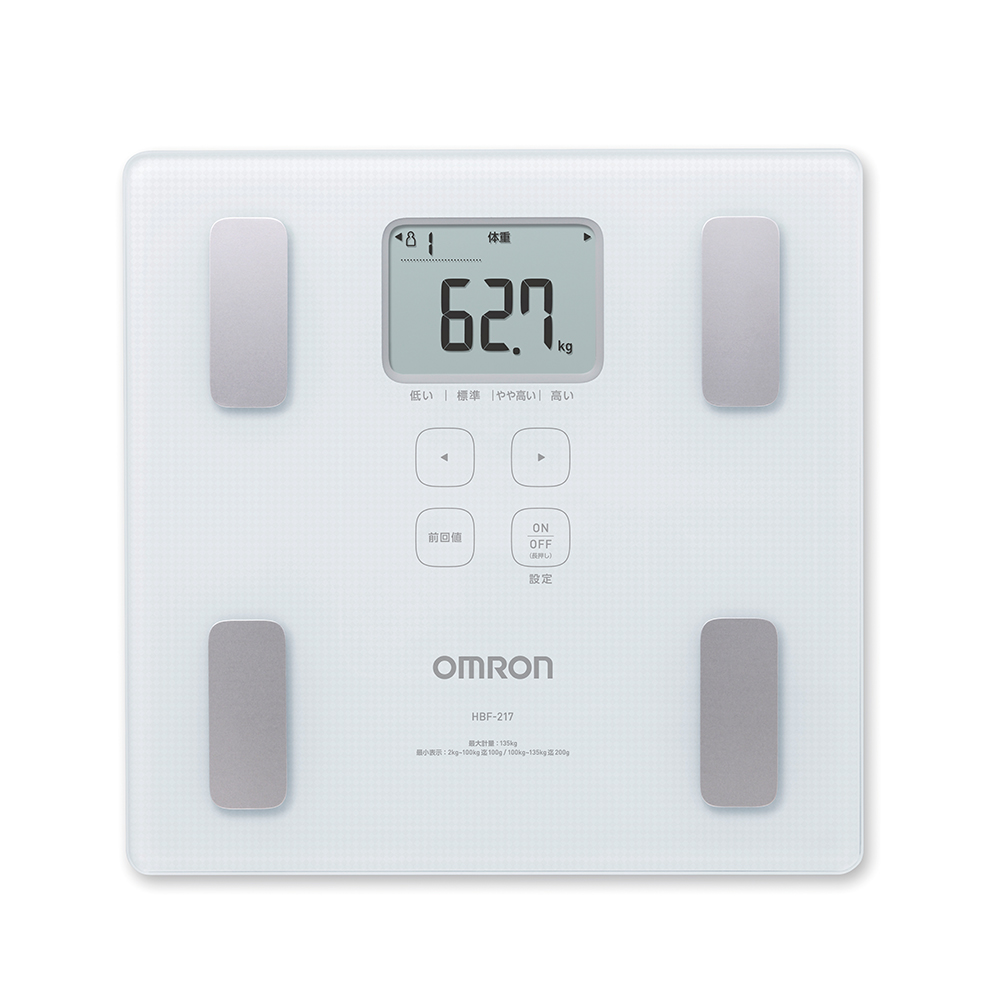 OMRON歐姆龍 體重體脂肪計(陸製) HBF-217(7合1)